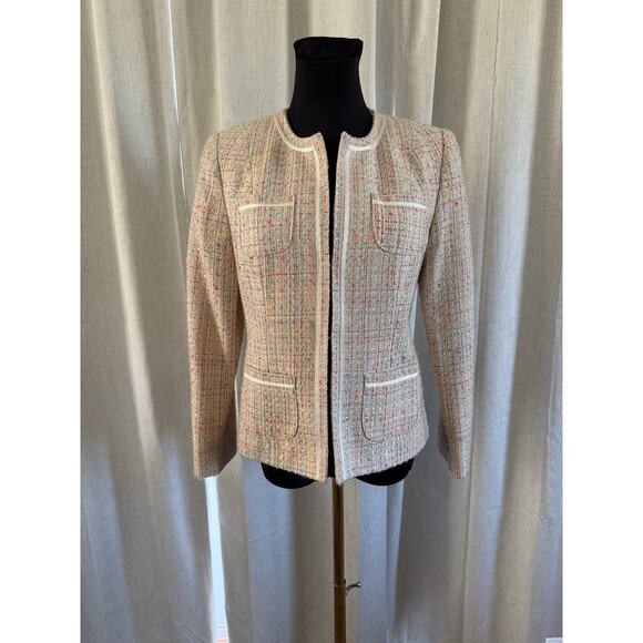 Laura Scott Jackets & Blazers - Pastel Jacket By Laura Scott Size 6 Petite